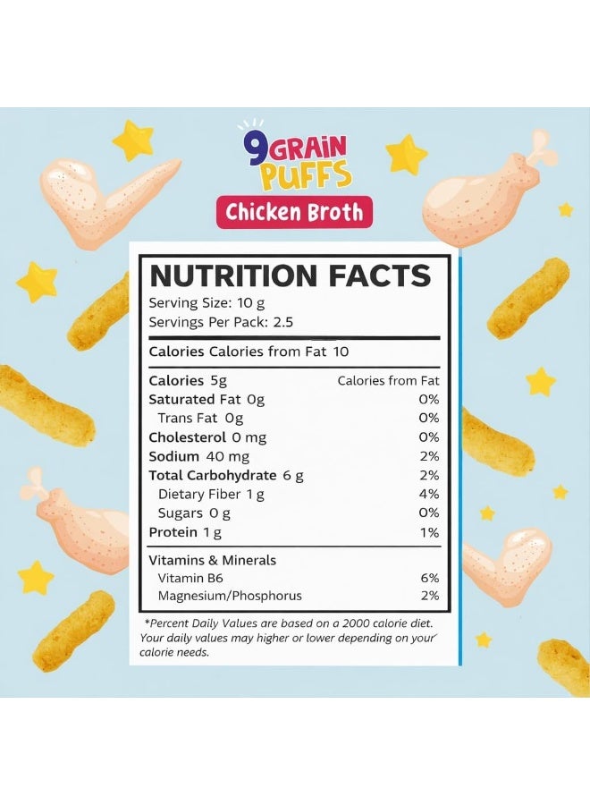 Nola - Gluten Free Puffs with 9 Grains & Chicken Broth 25G - Image 4